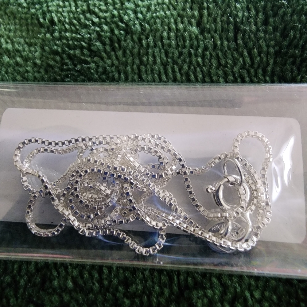 20" Sterling Silver Box Chain